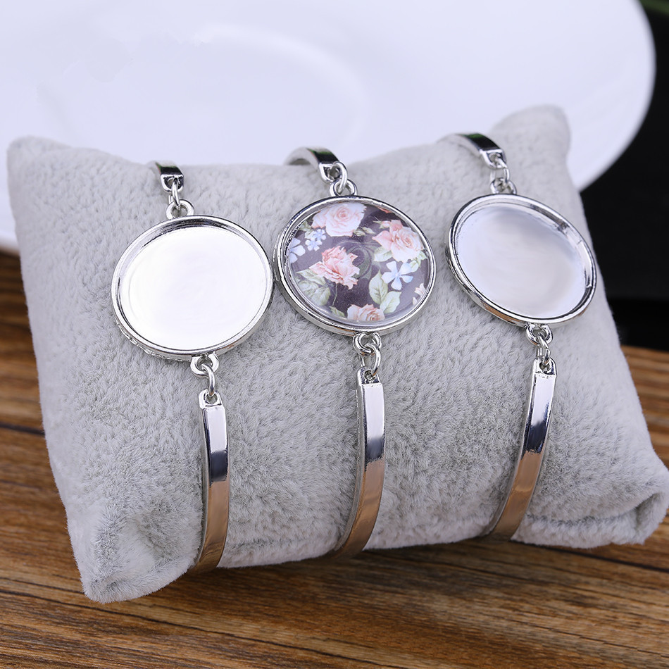 20mm round bottom support diy bracelet