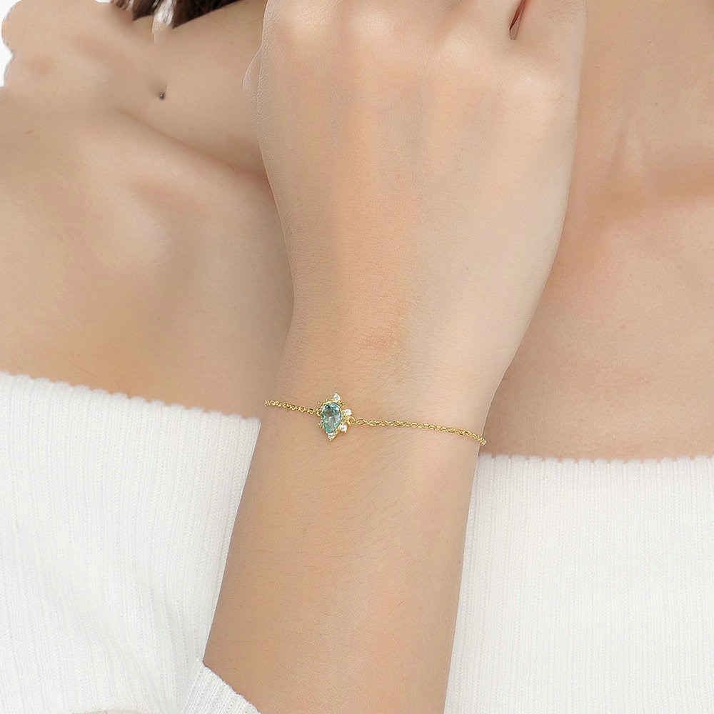 Natural Apatite Bracelet