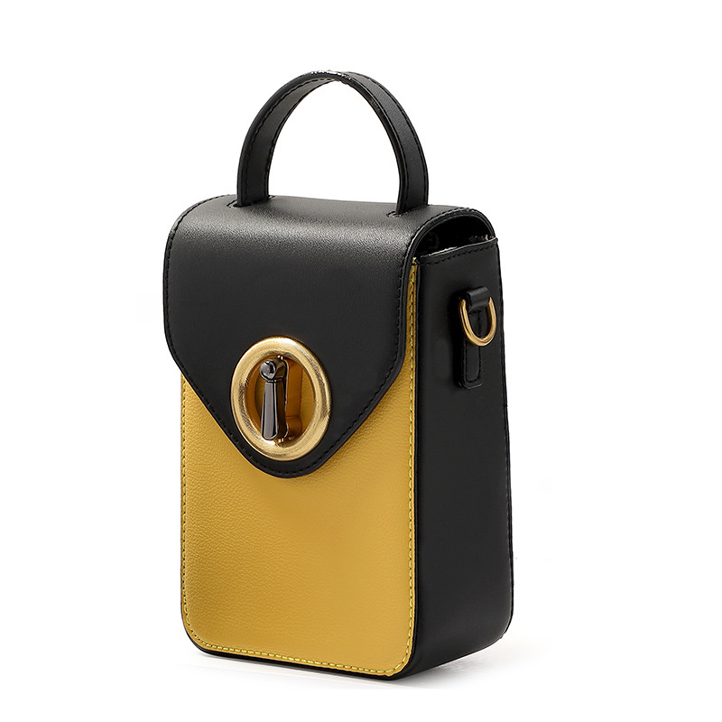 حقيبة هاتف صغيرة بلون متباين