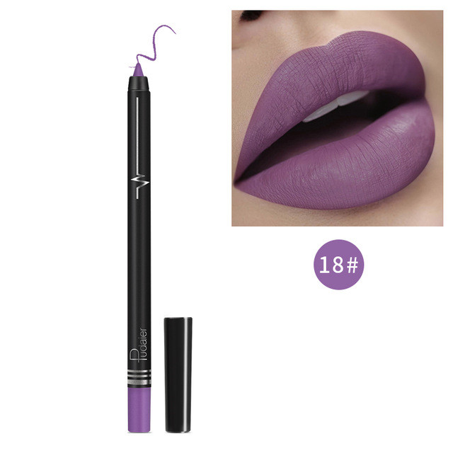 Matte mist face waterproof lip liner 18 Style - Shop at LoveMi