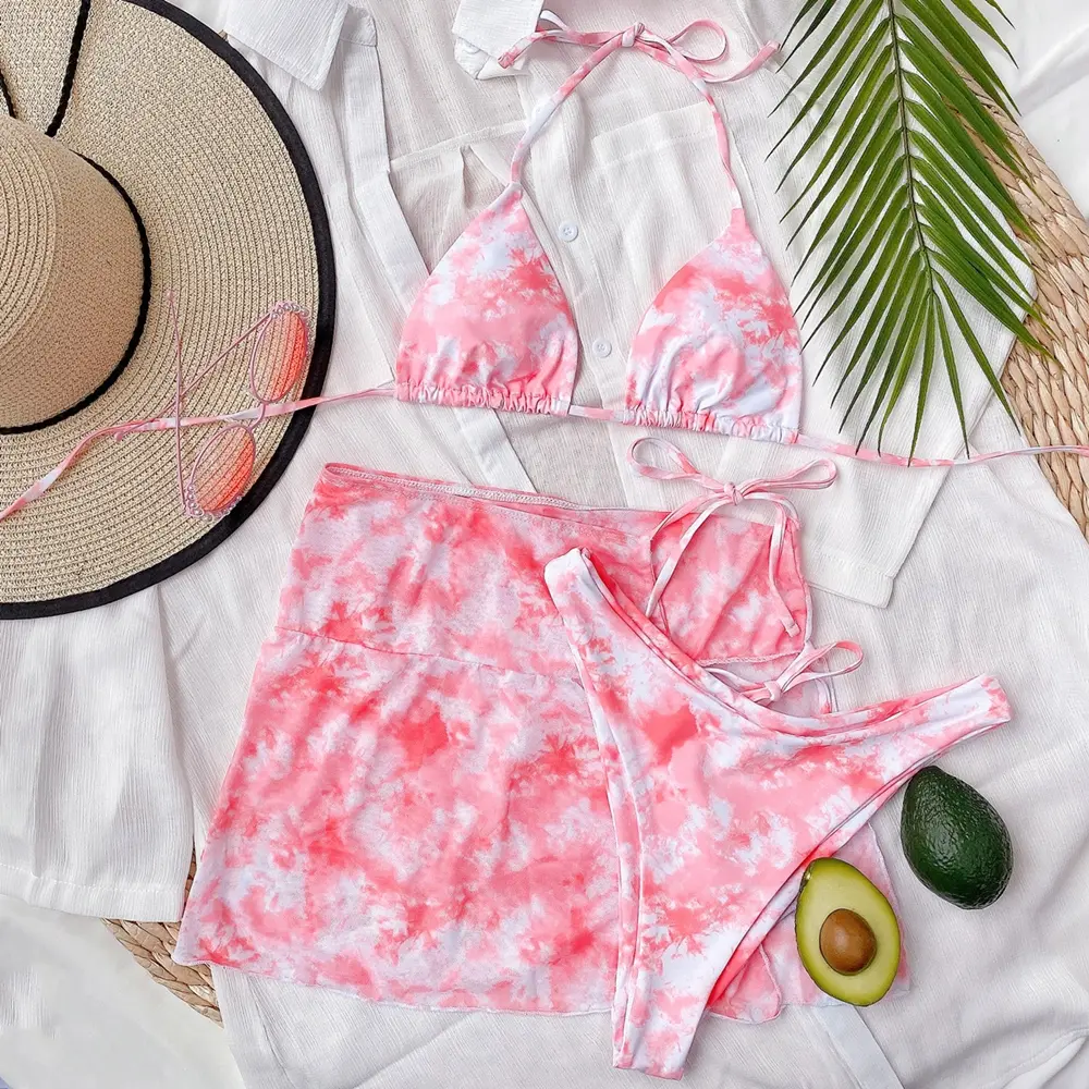 Ladies split swimwear