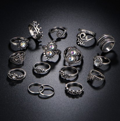 Popular 16 Piece Aobao ring set