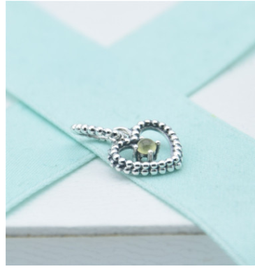 925 Silver August pendant