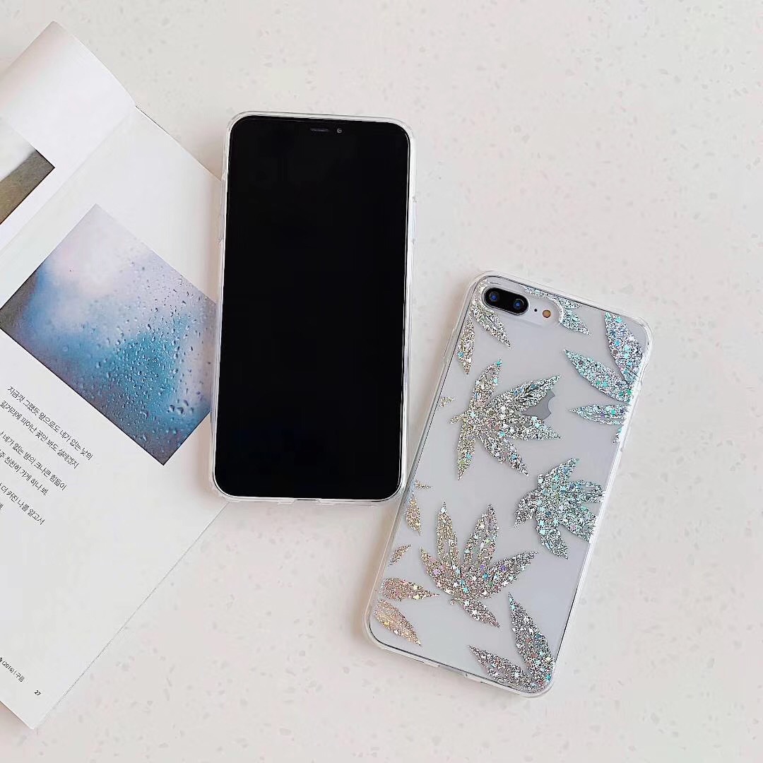 Bronzing pineapple leaf phone case - Image 36