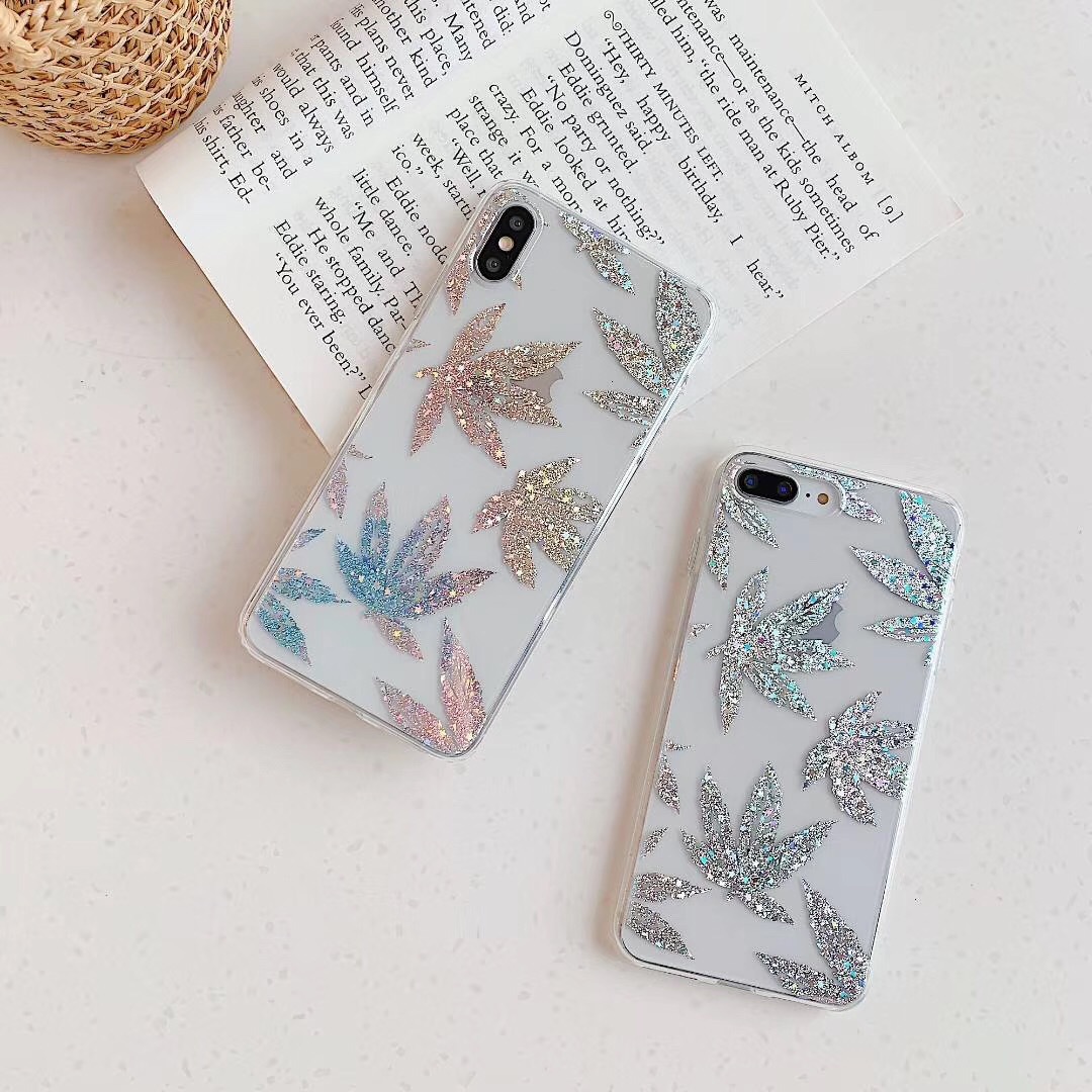 Bronzing pineapple leaf phone case - Image 26