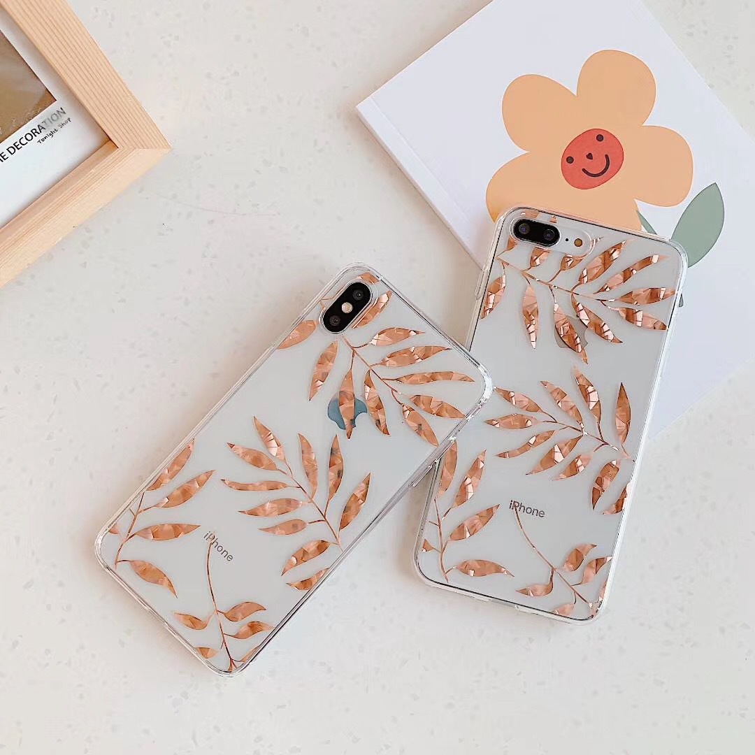 Bronzing pineapple leaf phone case - Image 13