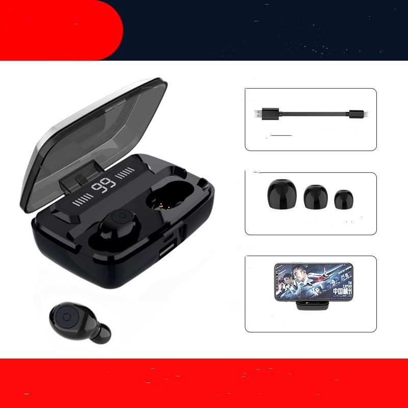 Wireless Bluetooth Touch In-Ear Headset with Digital Display Earbuds - 第 5/6 張圖片