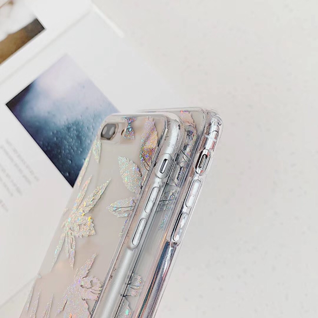 Bronzing pineapple leaf phone case - Image 3