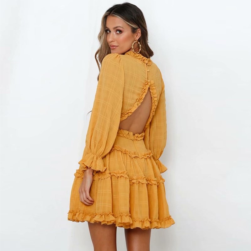 Sexy long sleeve dress