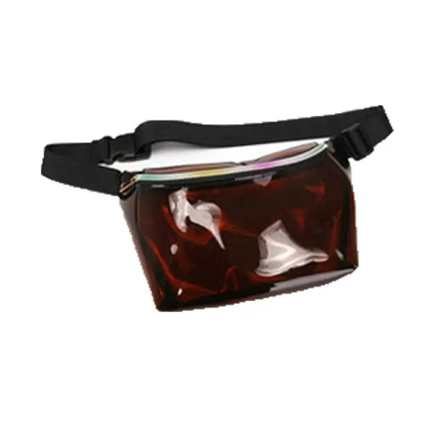 Laser transparent belt bag Black - Shop at LoveMi