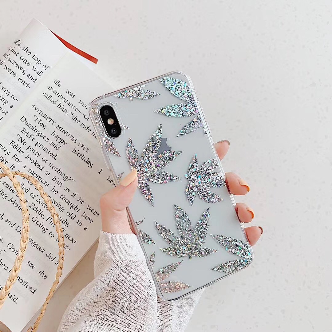 Bronzing pineapple leaf phone case - Image 12