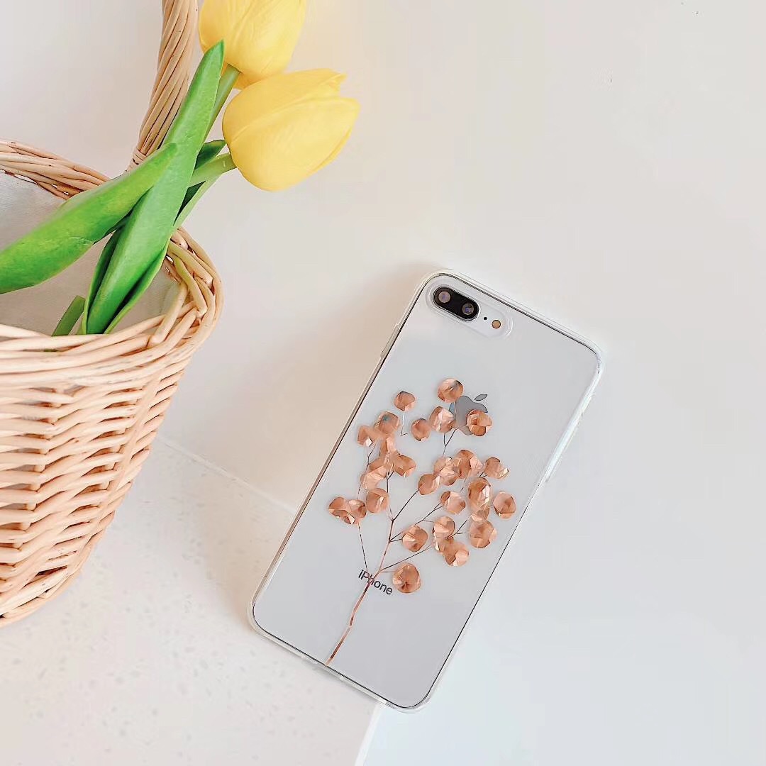 Bronzing pineapple leaf phone case - Image 17