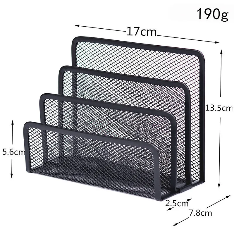 Book Shelves Desk-Organizer Office Mesh Home Metal 1pcs – image 4
