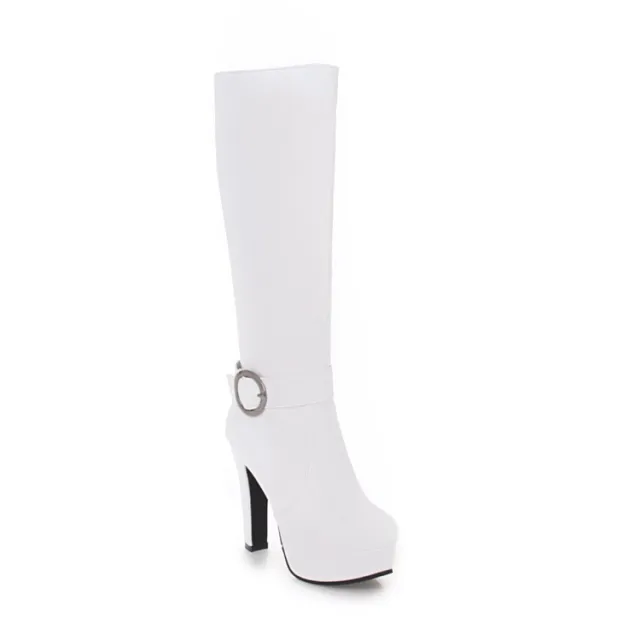 Ladies high boots White - Shop at LoveMi
