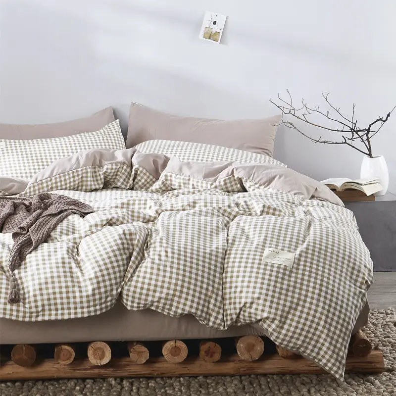 Four-piece cotton bed