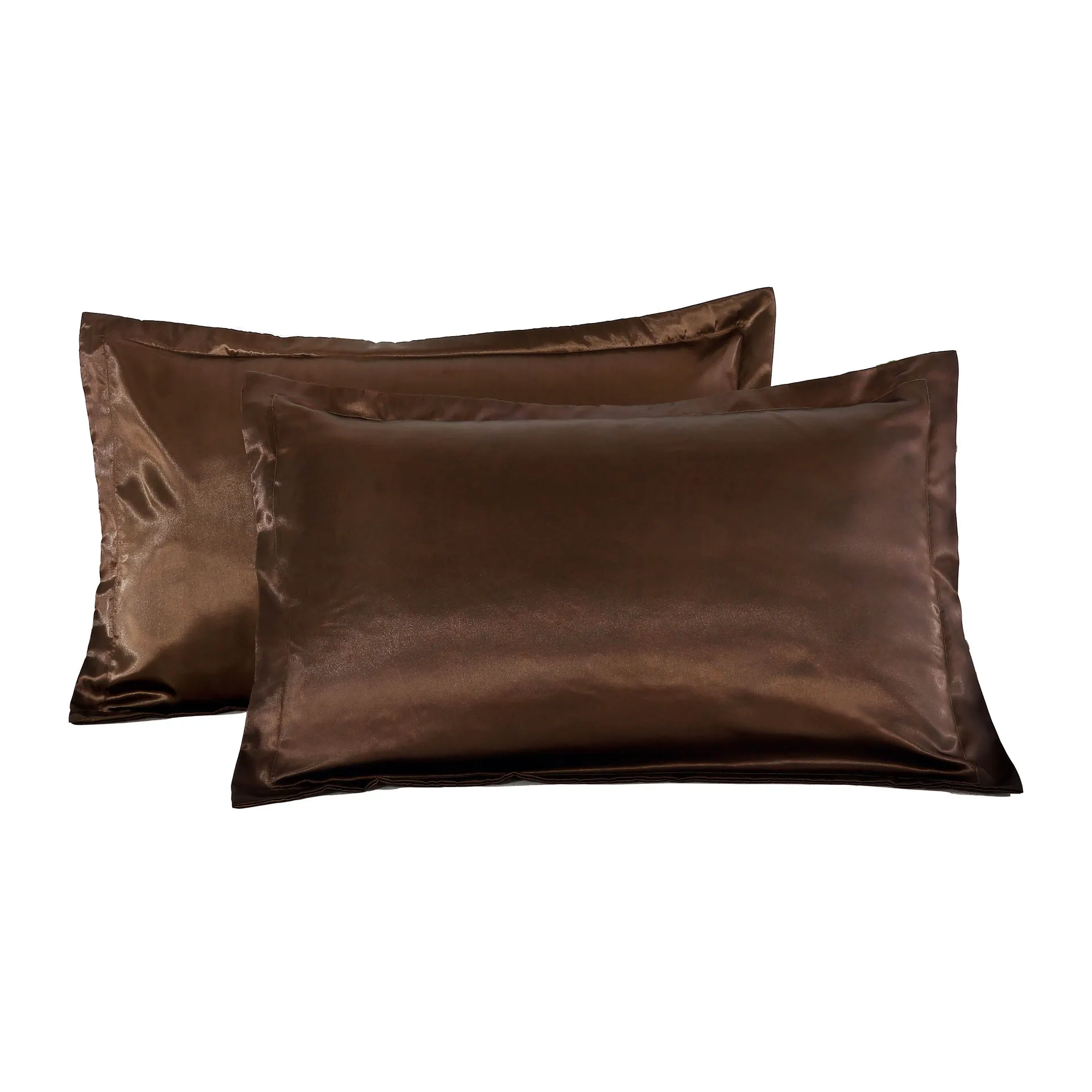 Pure color silk single pillow case – image 4