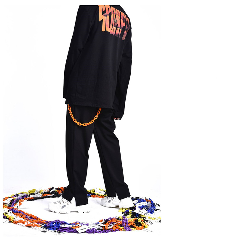 Detachable non-fading waist chain