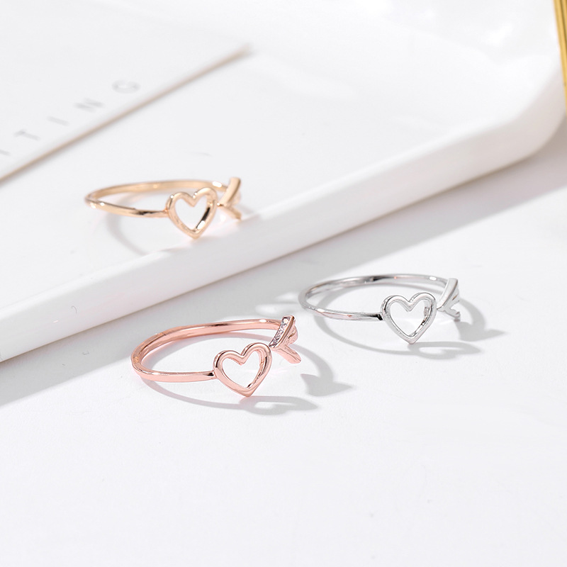 Arrow Heart Ring