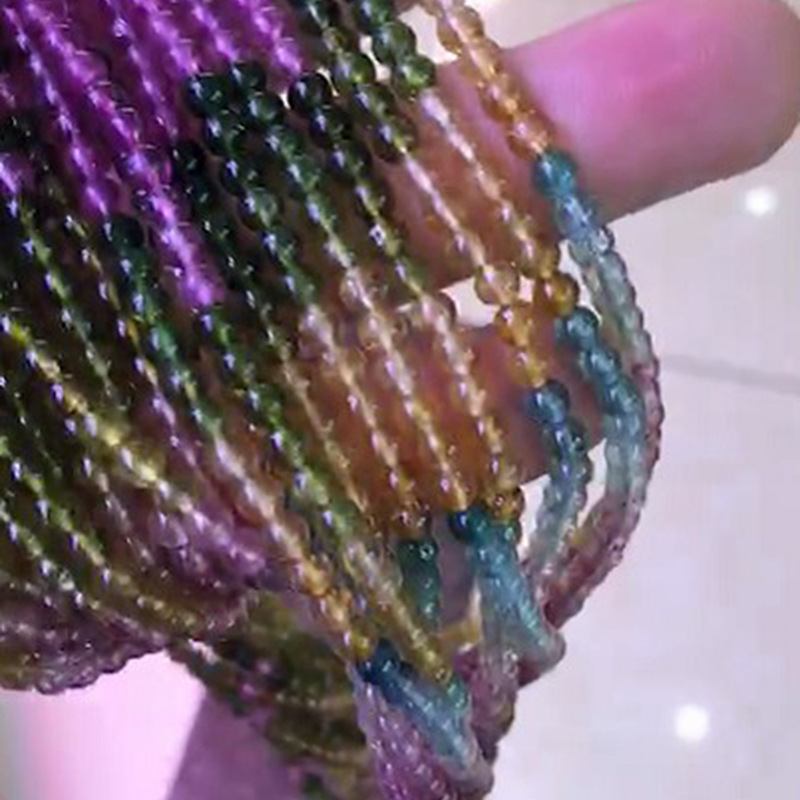 Colorful gemstone multi-circle bracelet — foto 6