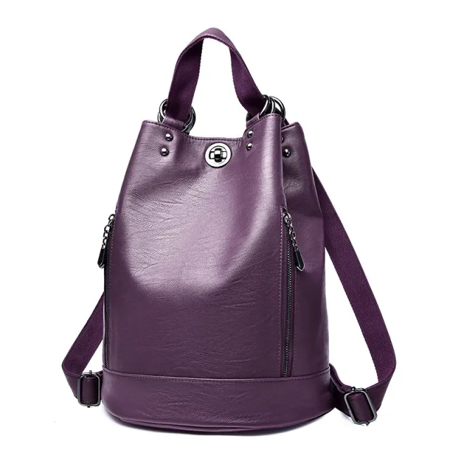 Simple and versatile travel backpack Purple - Shop at LoveMi