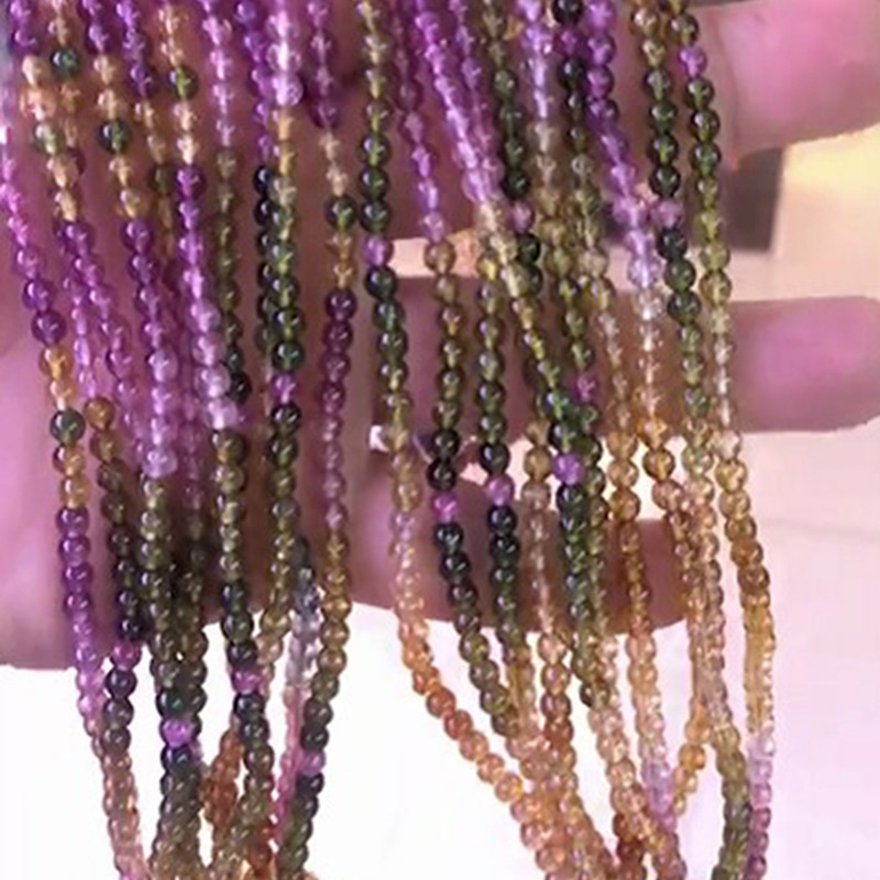 Colorful gemstone multi-circle bracelet — foto 4