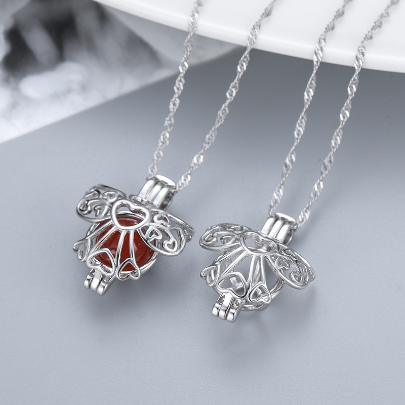 S925 Sterling Silver Magic Box Necklace