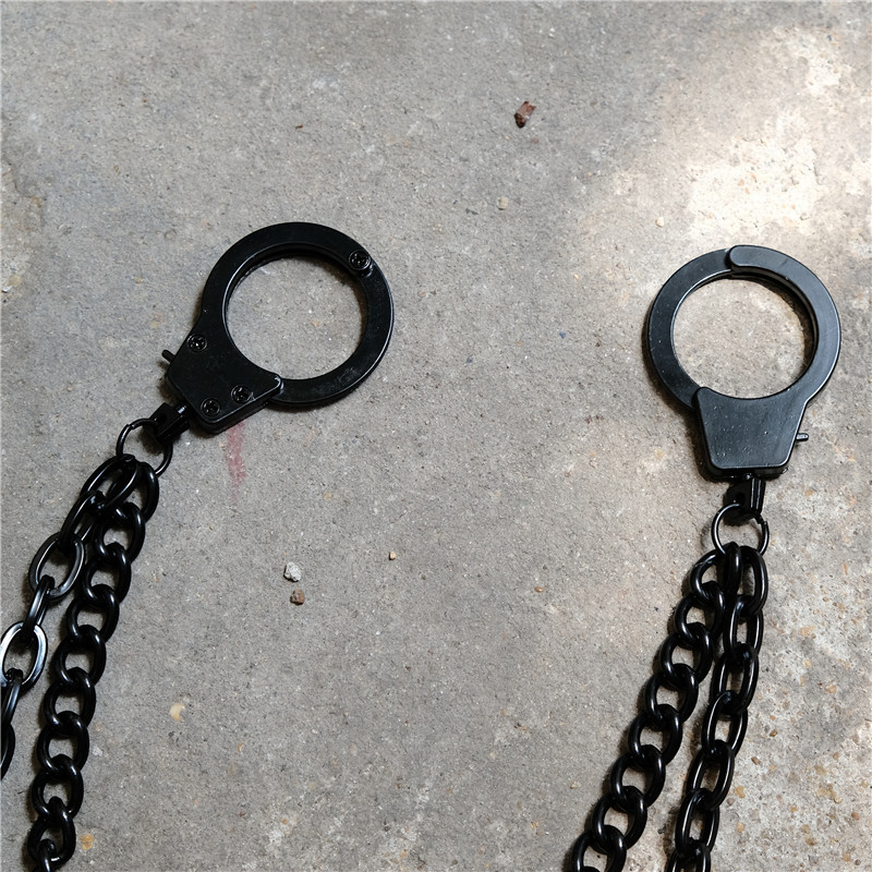 Handcuffs thick trouser chain