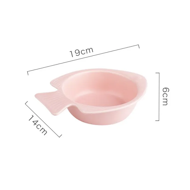Ceramic cat bowl Pink - Shop at LoveMi