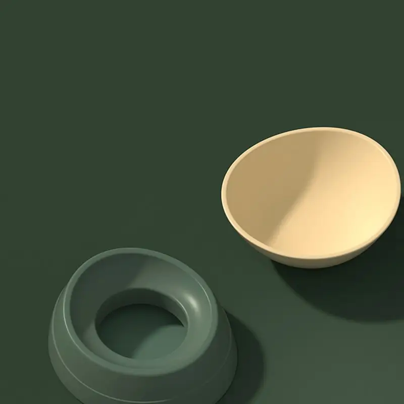 Anti-overturning double bowl