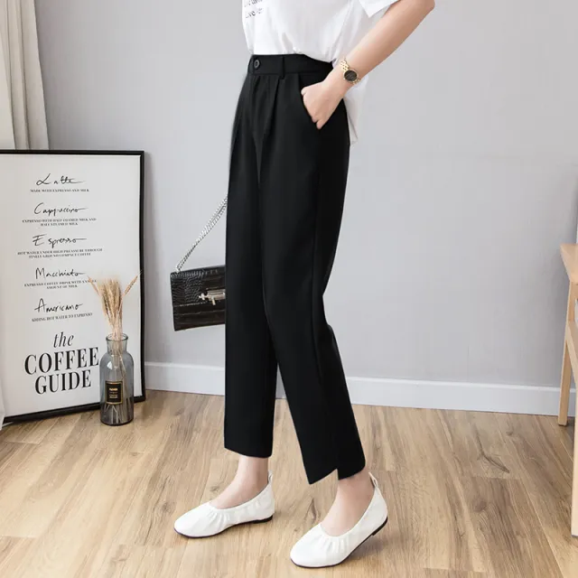 Women's casual harem pants Black - Shop at LoveMi