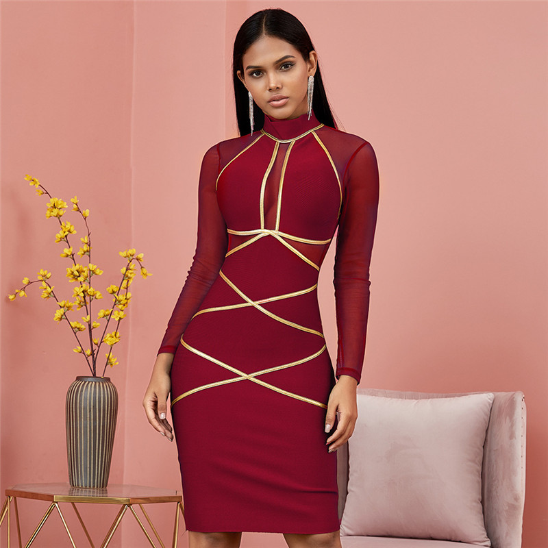 Lace V-Neck A-Line Dress, picture 3 of 5