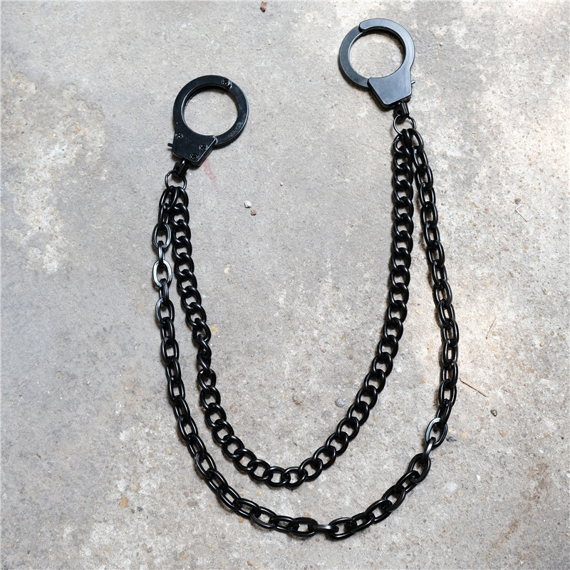 Handcuffs thick trouser chain
