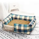 Blue Lattice Mat
