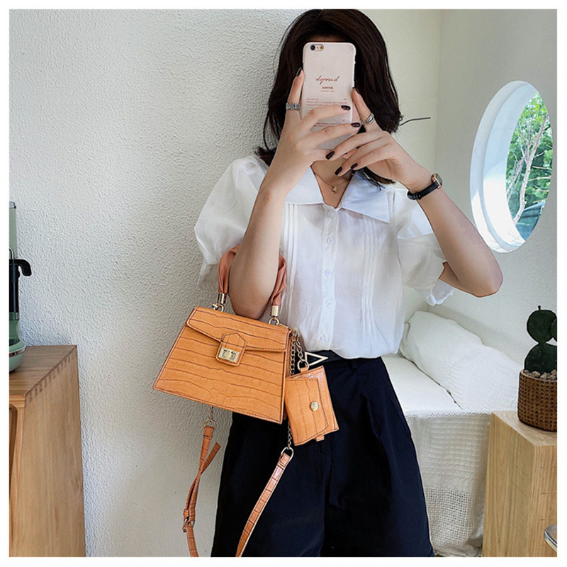 Portable small square bag