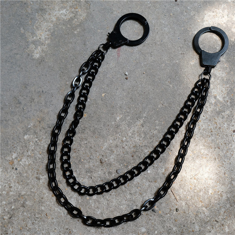 Handcuffs thick trouser chain