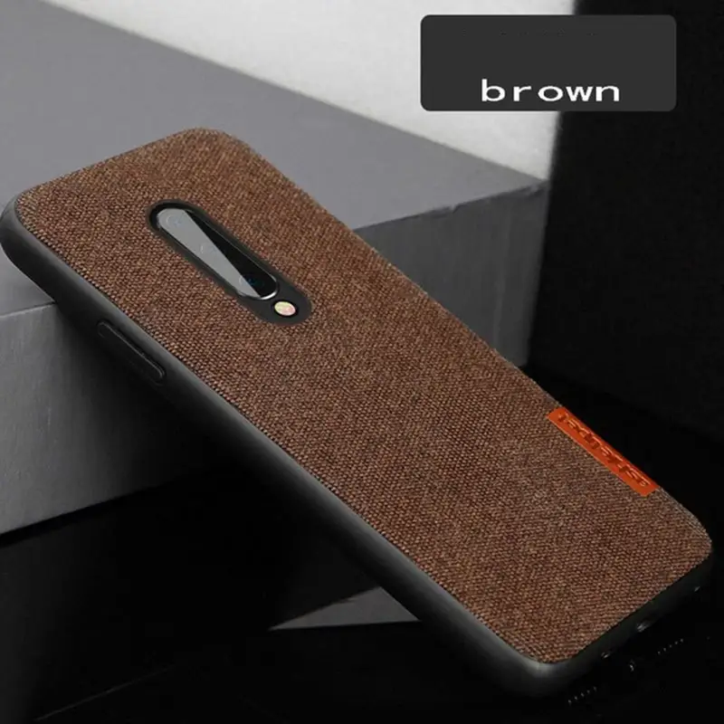 Cloth pattern anti-fall leather case