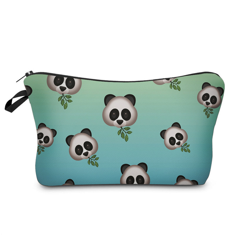 Printed cosmetic bag