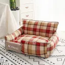 Backrest Red Grid