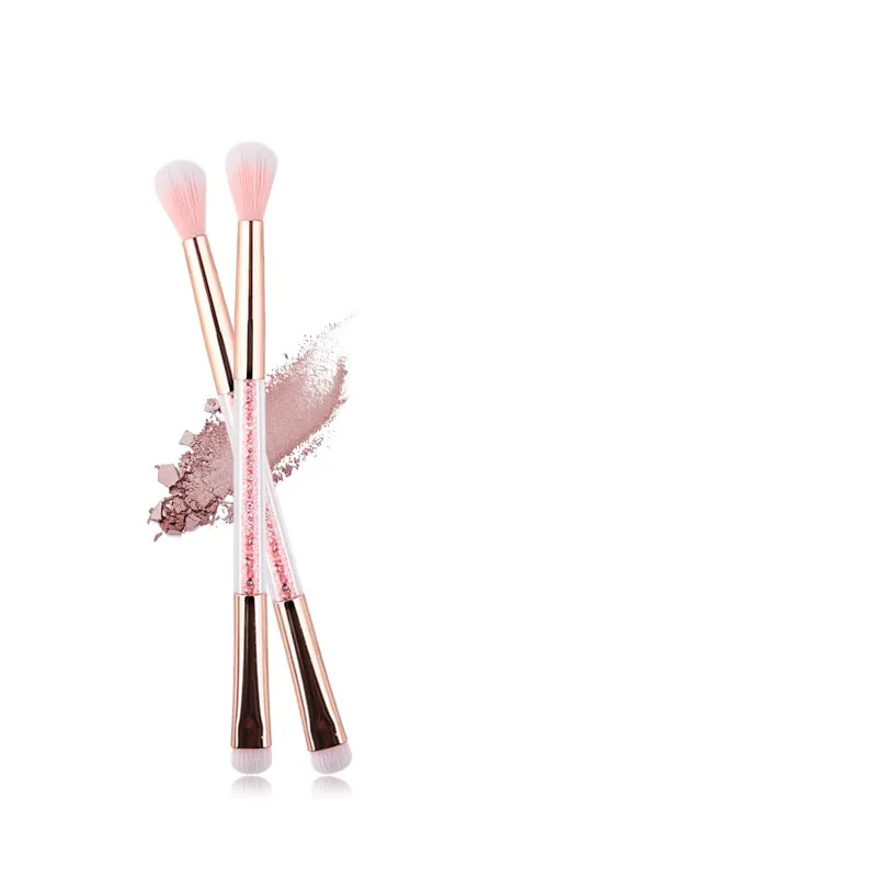 Double-ended makeup brush - 03Pink