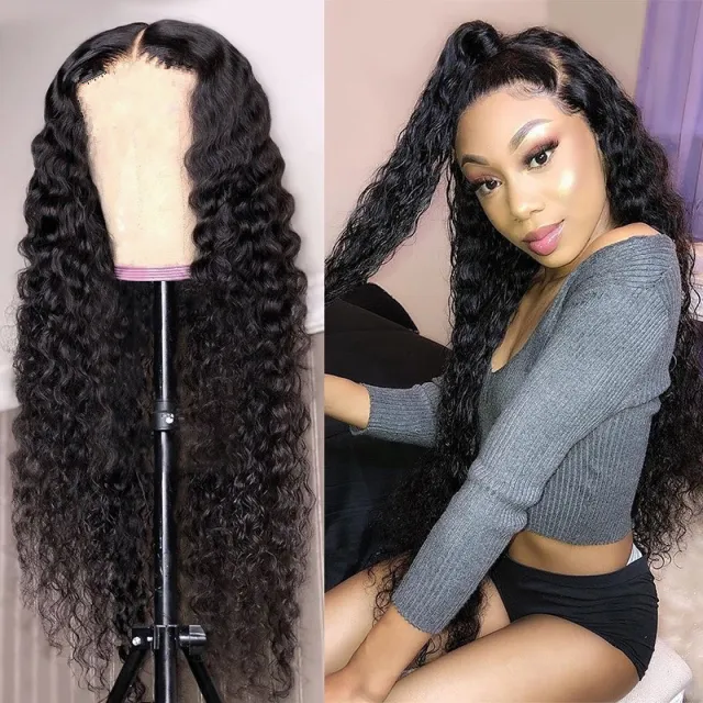 Corn perm long wig Black - Shop at LoveMi