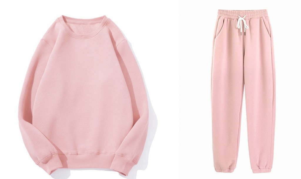 Round neck sweater suit