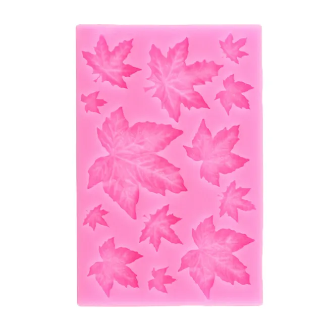 Leaf Maple Leaf Silicone Mold Leaf Cake Mold Fondant Chocolate Cake Decoration Mold Maple Leaf - Shop at LoveMi