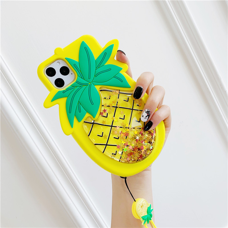 Decompression quicksand pineapple phone case - Image 10