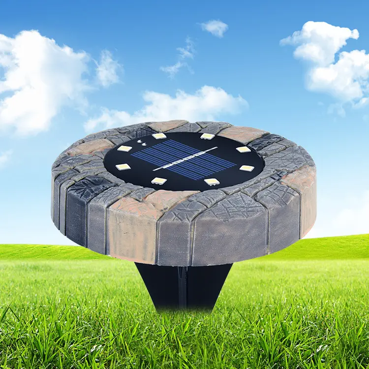 Imitation stone solar light outdoor garden lawn