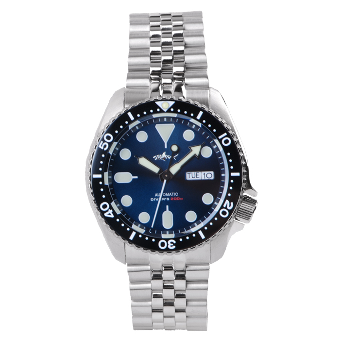 Men’s Automatic Diving Watch NH36A Sapphire Glass 200M Waterproof C3 Luminous - Picture 2 of 5
