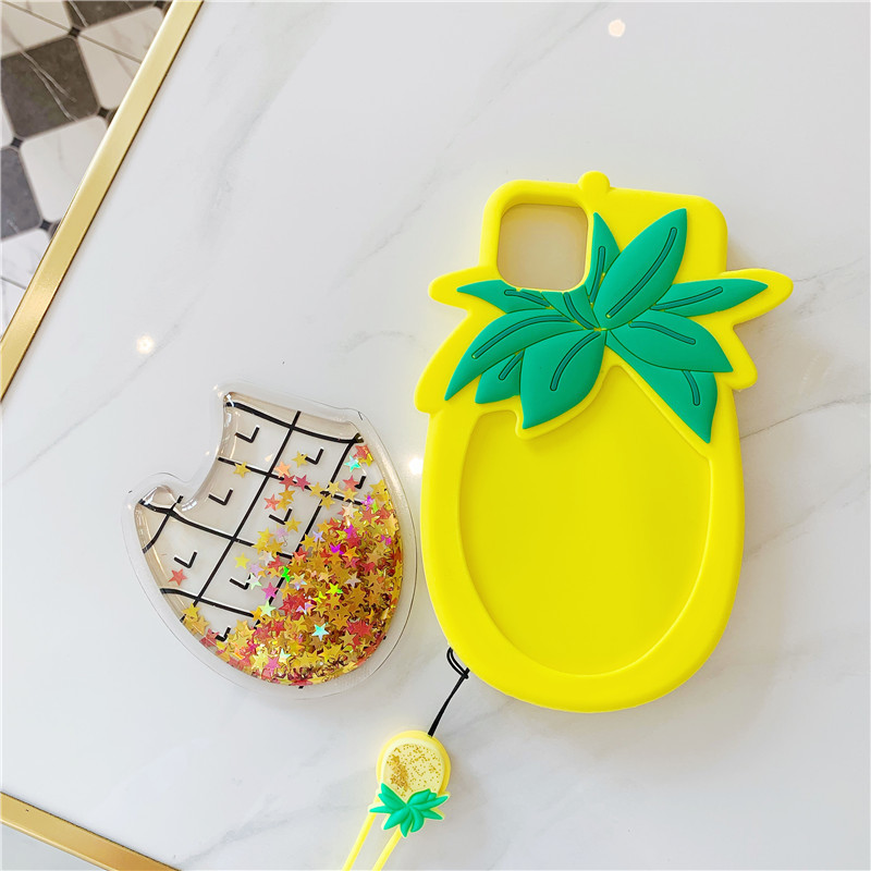 Decompression quicksand pineapple phone case - Image 4