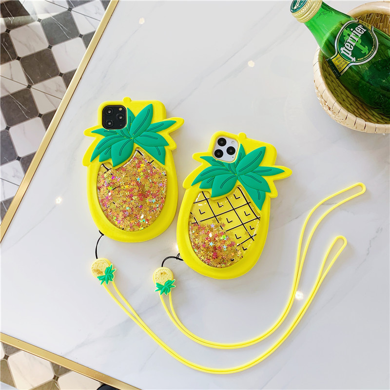 Decompression quicksand pineapple phone case - Image 12