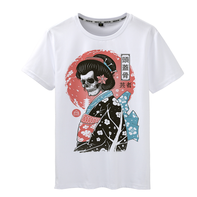 Title 5, Ukiyo-e tattoo Print casual T-shirt