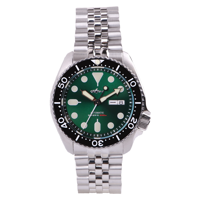 Men’s Automatic Diving Watch NH36A Sapphire Glass 200M Waterproof C3 Luminous - Picture 3 of 5