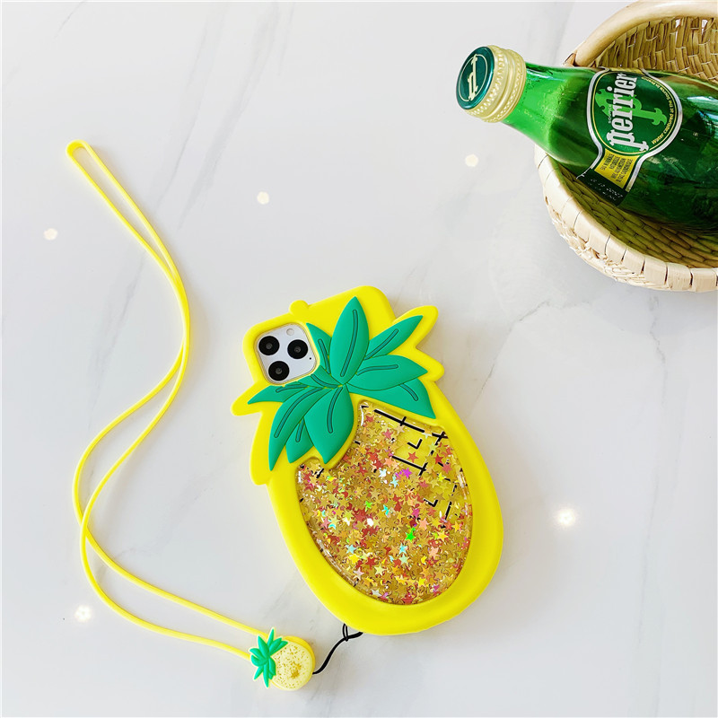 Decompression quicksand pineapple phone case Decompression quicksand pineapple phone case